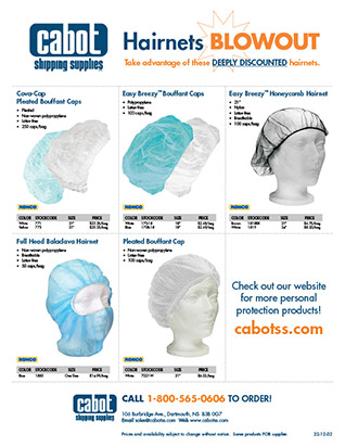 Cabot Shipping - Hairnet Blowout Flyer