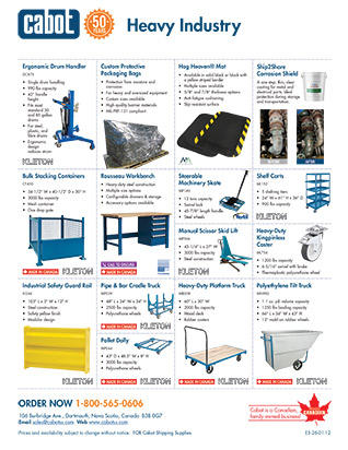Cabot Shipping - Heavy Industry Flyer