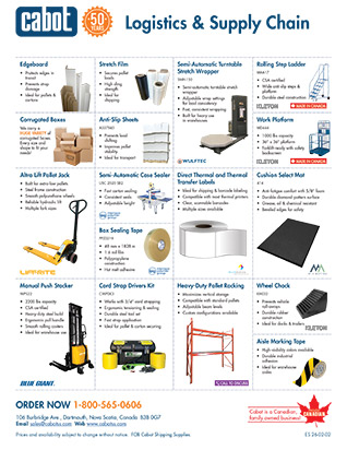 Cabot Shipping - Logistics & Supply Chain Flyer