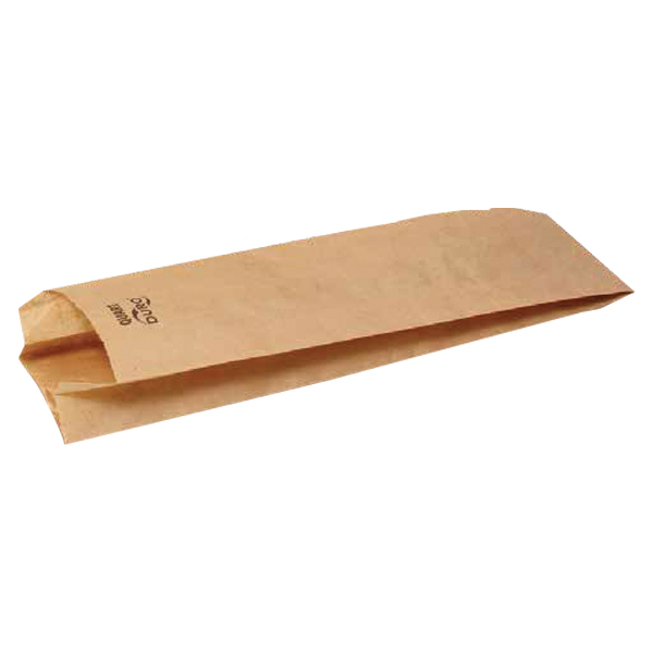 19209 - PAPER BAG LIQUOR QUART : 4.25" x 2.5" x 16", 100% recycled kraft paper