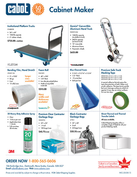 Cabinet Maker Flyer