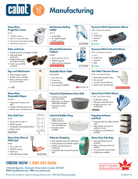 Manufacturing Flyer