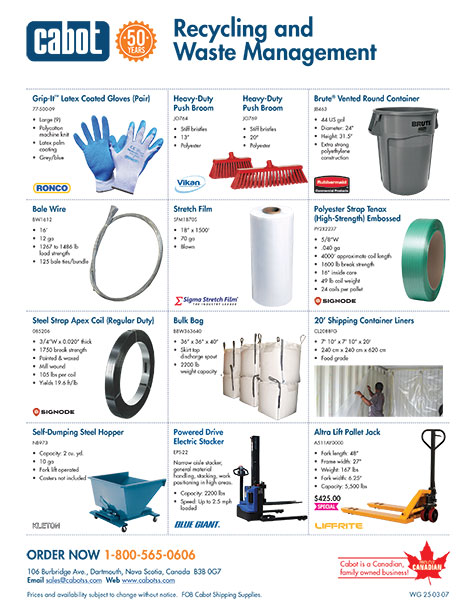 Recycling and Waste Management Flyer