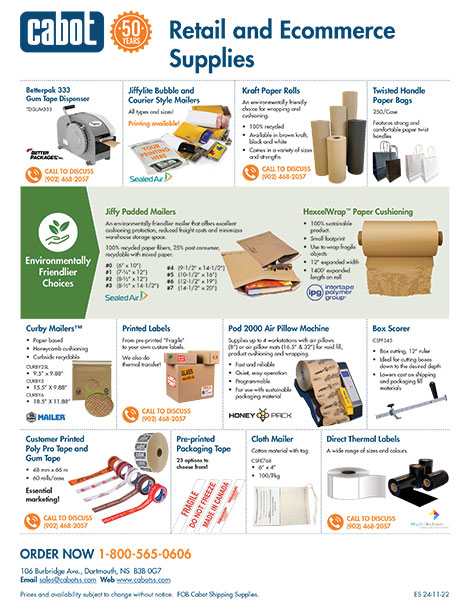 Cabot retail and ecommerce specials flyer