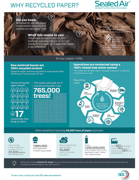 Sealed Air - Why Recycled Paper Flyer