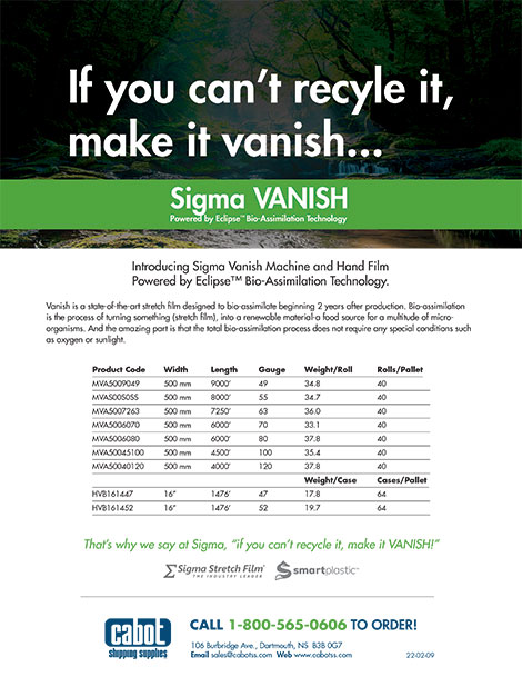 Vanish Stretch Film Flyer