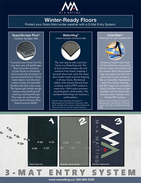 Winter 3-Mat Entry System Flyer