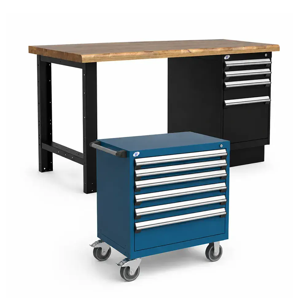Rousseau Workbenches and Cabinets
