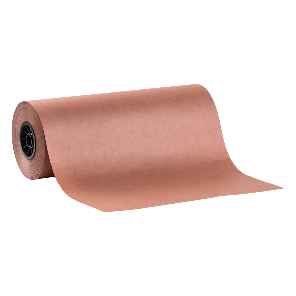 001513 - FREEZER PAPER 18" X 700' : 18" x 1050', poly lined, red