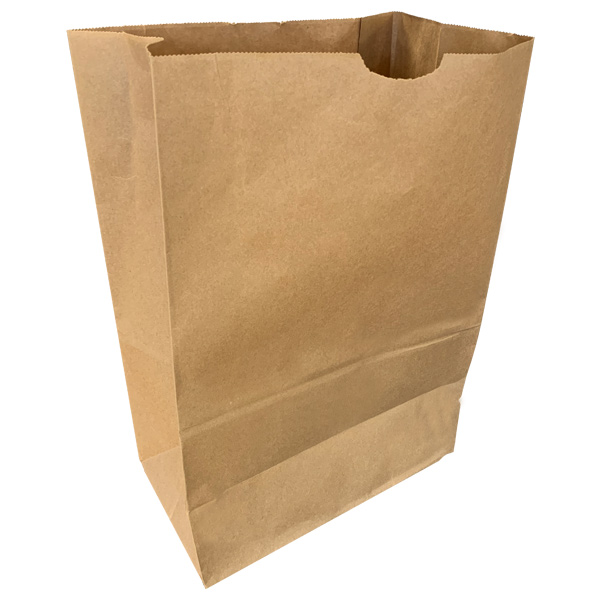 1271706500 - PAPER BAG CAR ORDER DD65 NO HANDLES : 12"W x 7"D x 17"H, kraft, standard duty, bundle of 400 bags