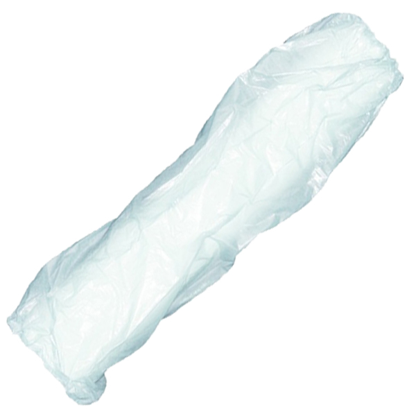 155W - SLEEVES POLYETHYLENE WHITE 16" : white, one size, polyethylene