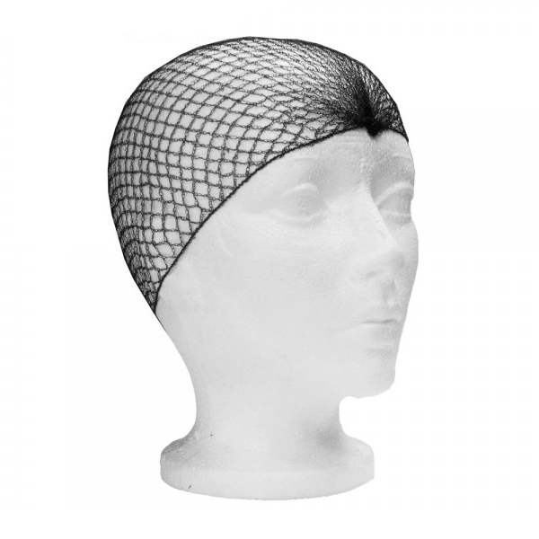 1857BR - HAIRNET 20" NYLON BROWN : medium weight, 20" diameter, brown