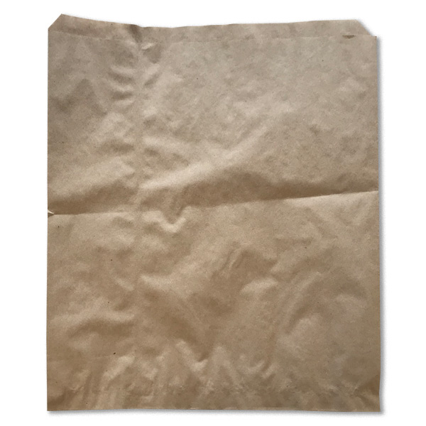 211004 - PAPER BAG FLAT 11" X 14" BROWN : 11"W x 0"D x 14"H, kraft, standard duty, case of 500 bags