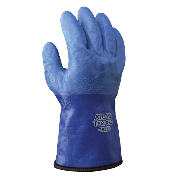 282XXL-11 - GLOVES POLY COATED W/FLEECE 2XL : 2x-large (11), cold and liquid protection, 11" length, breathable, waterproof