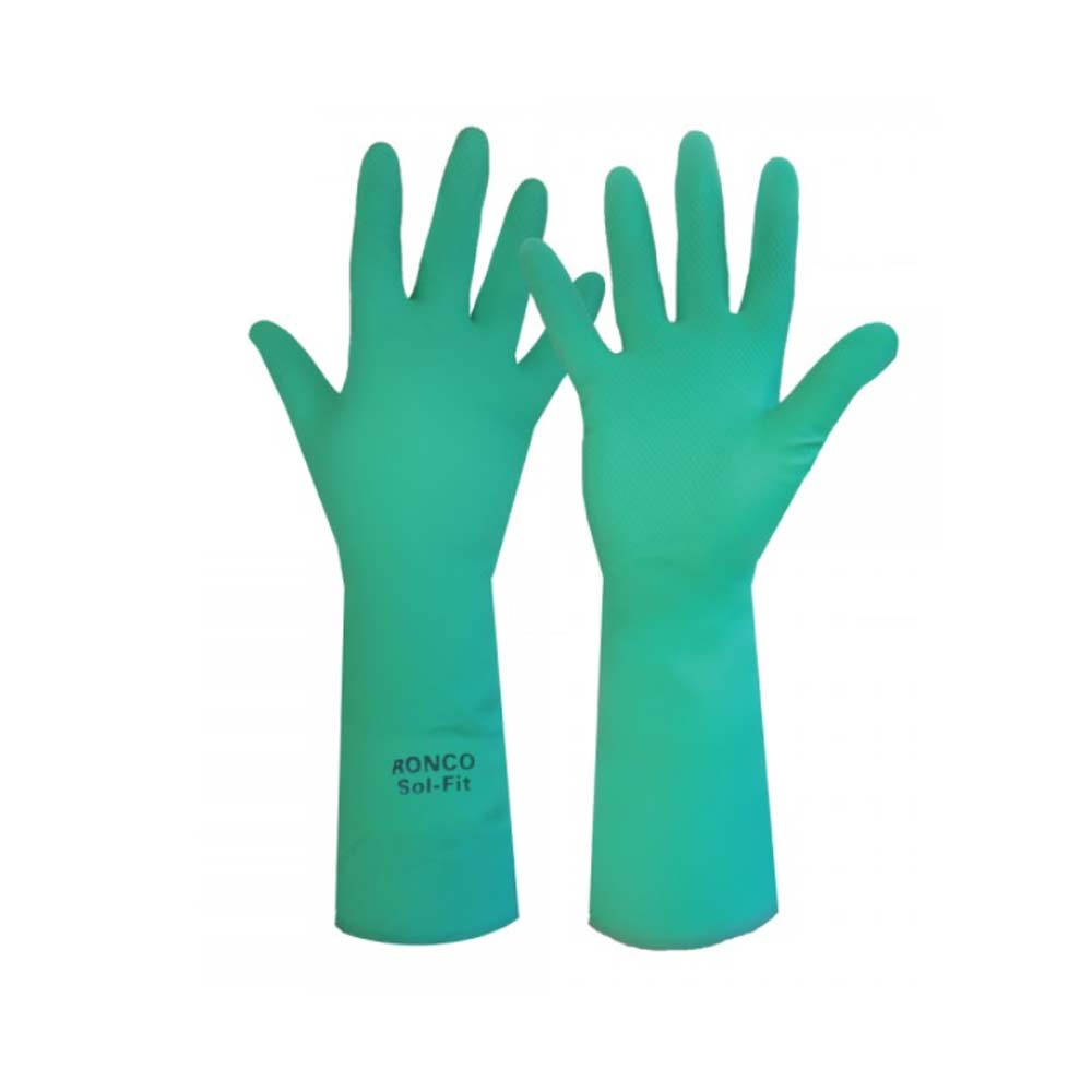29-953-11 - GLOVES NITRILE SOL-FIT UNLINED 2XL : 2x-large (11), nitrile, 18", 22 mil, unlined