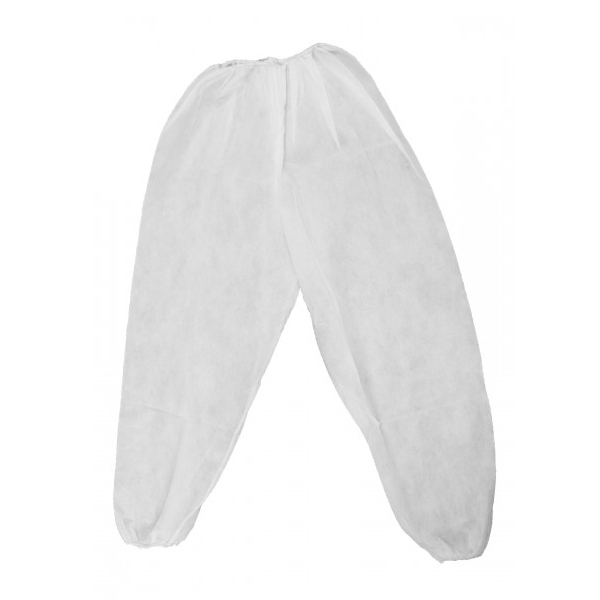 44-170-XL - PANTS POLYPROPYLENE SOLD/EACH : X-large, white, 115 cm length