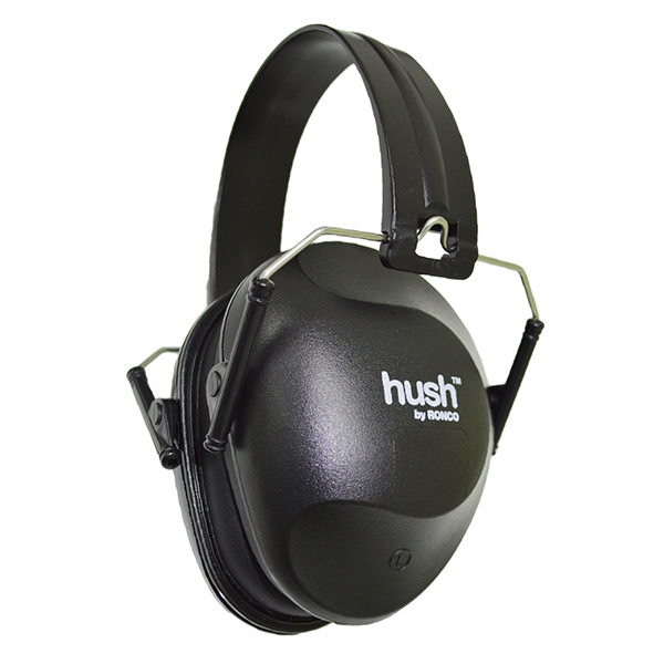 50-422 - EARMUFFS FOLDABLE HUSH : one size, folding, black, NRR 21