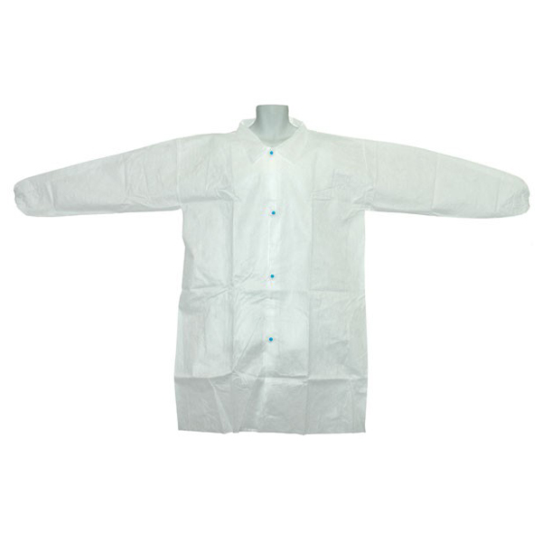 521-2XL - LAB COAT 2X-LARGE WHITE : 2x-large, polypropylene, white, 50 labcoats/case