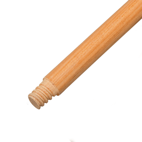 709346251 - BROOM HANDLE WOOD 54" THREADED : 54", Threaded