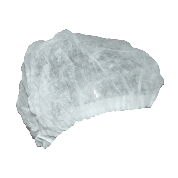 771 - HAIRNET 21" COVA-CAP WHITE : 21", Non-Woven Polypropylene, White
