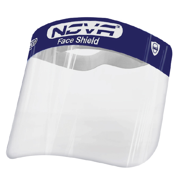 82-730-F - FACESHIELD CLEAR 330MM X 220MM : 12.99"W x 8.66"H, thickness 0.25mm, one size, clear, 25 masks/case