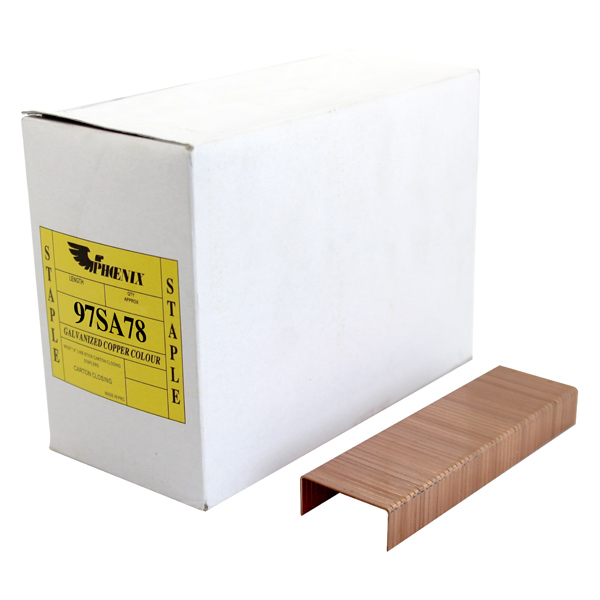 97SA78 - STAPLES CARTON "A" SERIES : 1-3/8" crown, galvanized