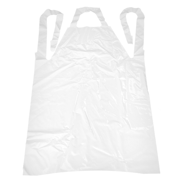 AP-VR-46503 - APRON 35" X 55"  6MIL D/C : 35" x 55", 6 mil, white