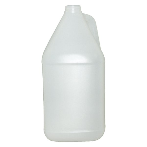CONTR4L - JUG PLASTIC 4L : 4 liter, HDPE plastic, natural color, lid included