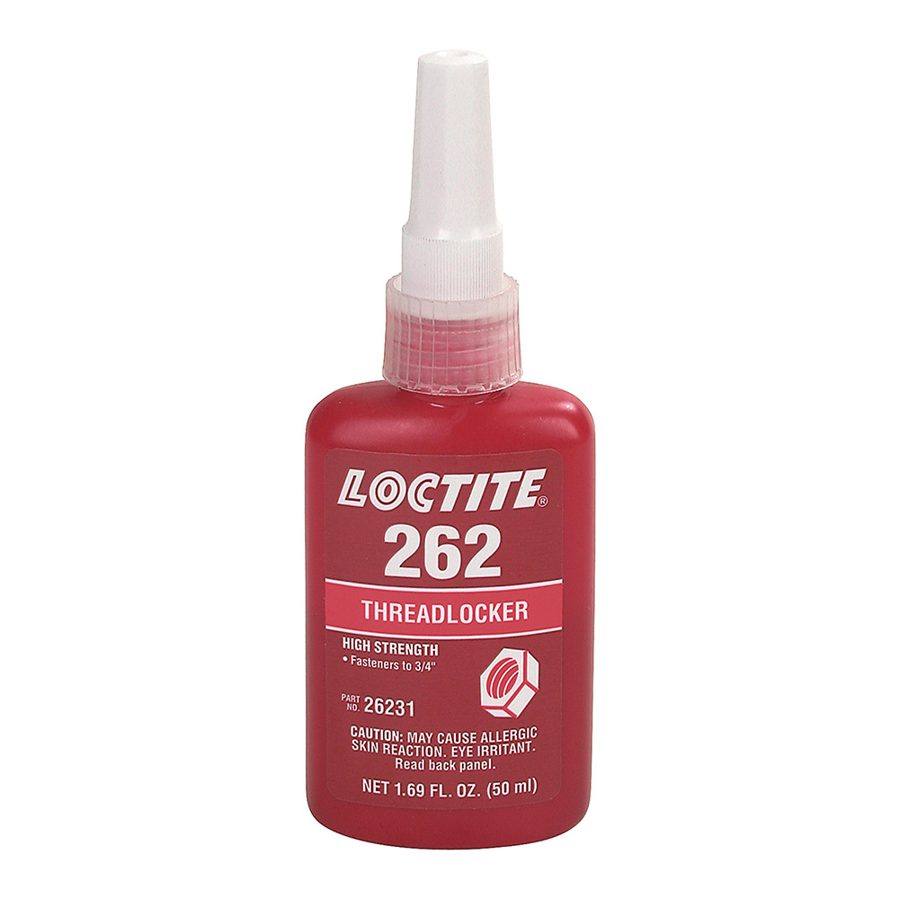 CSAA453 - LOCTITE THREADLOCKER 50 ML : 87 grams, red