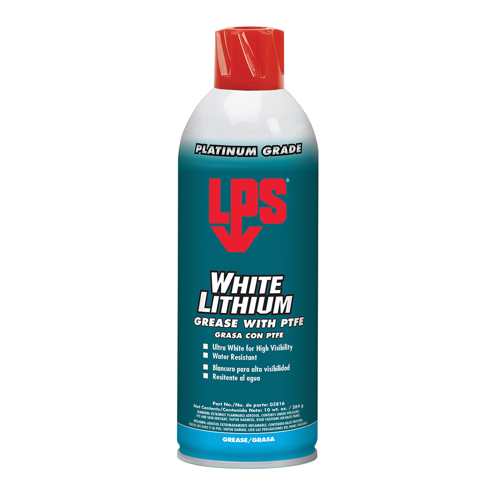 CSAA914 - LITHIUM GREASE WHITE : 16 oz., w/PTFE, aerosol