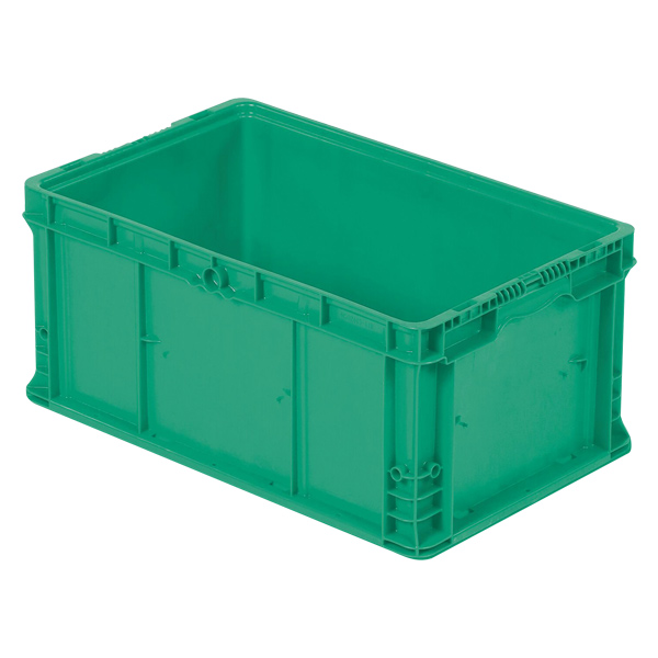 CSCA498 - STACKING CONTAINER STAKPAK : medium green, 7-2/5"W x 12"D x 5"H