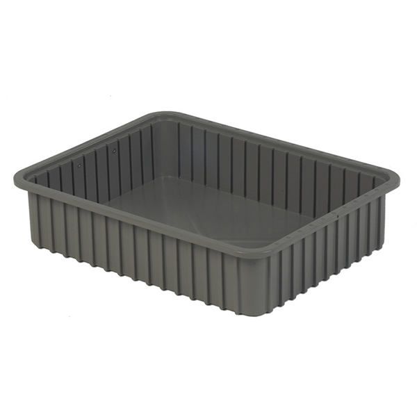 CSCA567 - CONTAINER DIVIDER BOX : grey, 22-2/5"W x 17-2/5"D x 5"H
