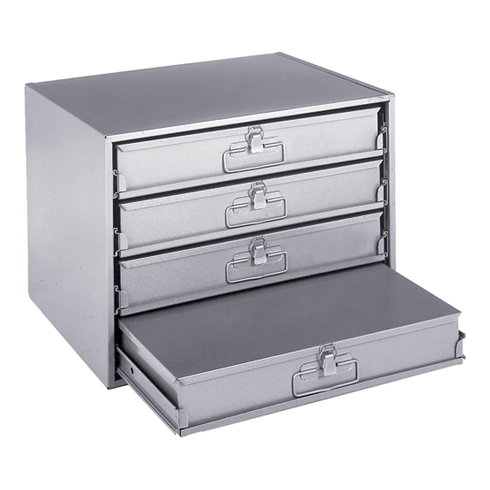 CSCA965 - CABINET COMPARTMENT BOX : Grey, 20"W x 15-3/4"D x 15"H, 4 compartments