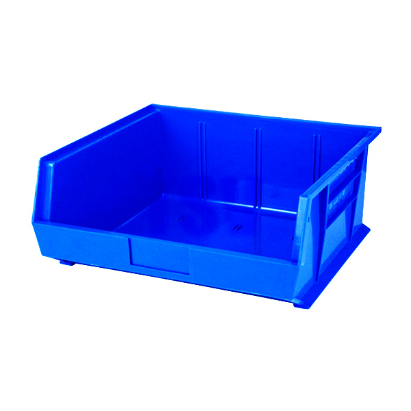 CSCF850 - BIN STACK & HANG BLUE  75 LBS CAP : blue, 75lbs. capacity, 14-3/4"D x 16-1/2"W x 7"H