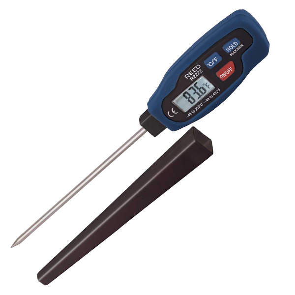 CSIB747 - THERMOMETER REED DIGITAL STEM : contact thermometer, temperature range: -40-482°F (-40-250°C), digital display