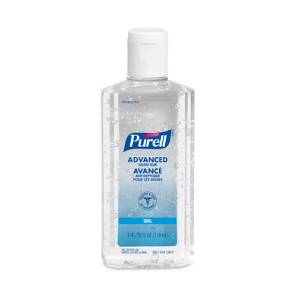 CSJA722 - HAND SANITZER PURELL : squeeze bottle, 118 ml, unscented