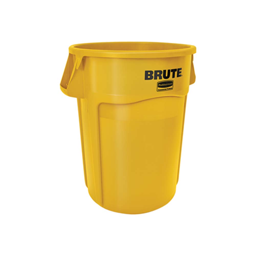 CSJB465 - CONTAINER ROUND BRUTE : 44 US gal, polyethylene, yellow