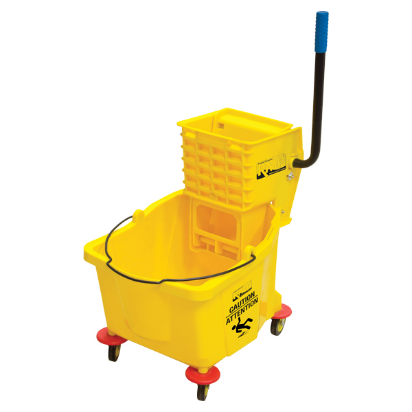 CSJG811 - MOP BUCKET AND WRINGER : Yellow, 9.5 gal. capacity, side press wringer