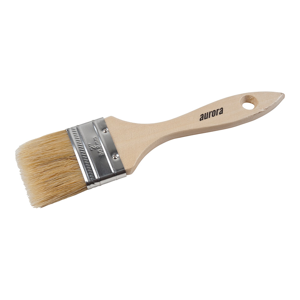 CSKP298 - PAINT BRUSH 2" WIDE WOOD HDL : 2" width, wood handle, flat brush