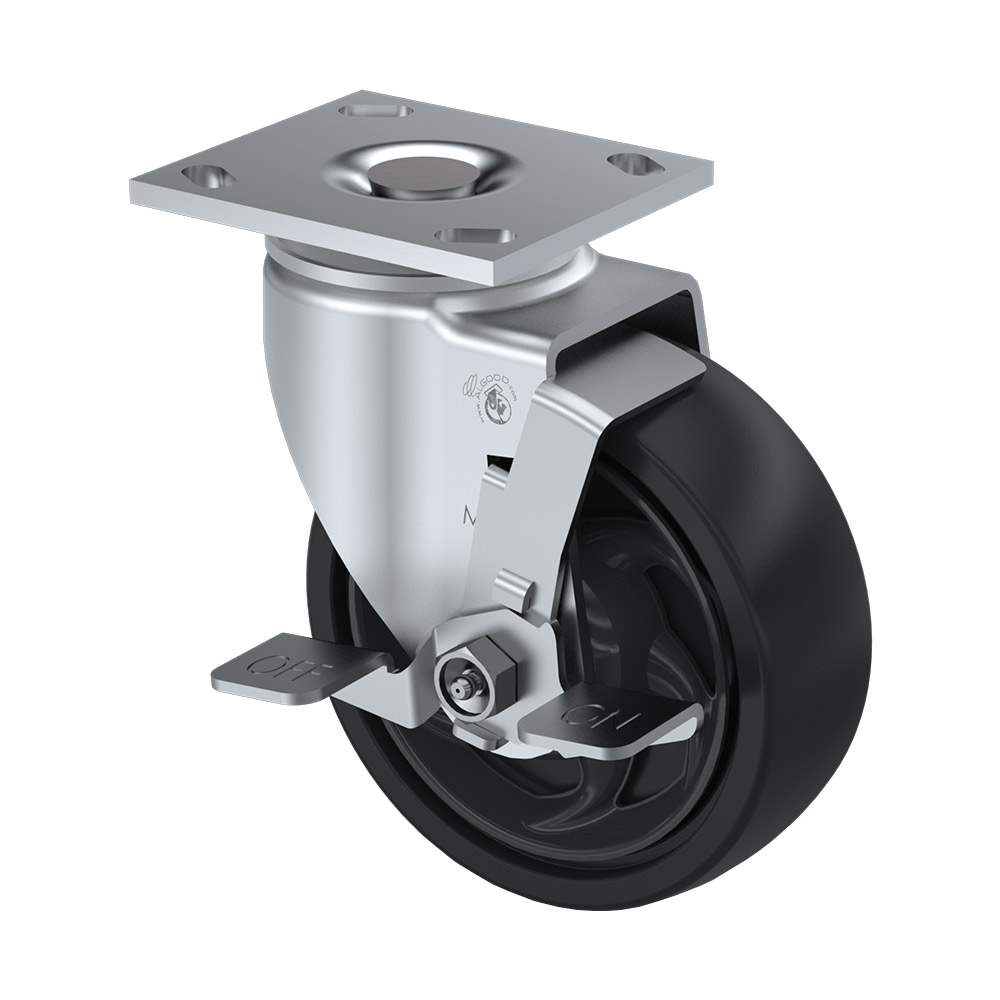 CSMH513 - CASTER 4" KINGPIN : 4" wheel, 300 lb capacity