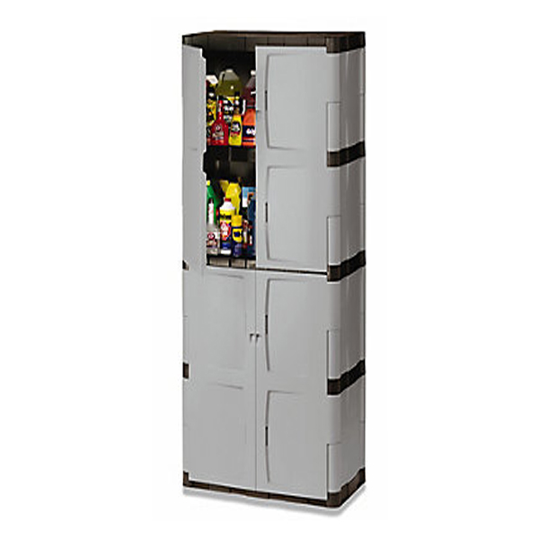CSMH722 - CABINET HEAVY DUTY PLASTIC : 36"W x 18"D x 72"H, 3 shelves, plastic, 180 lb. capacity per shelf