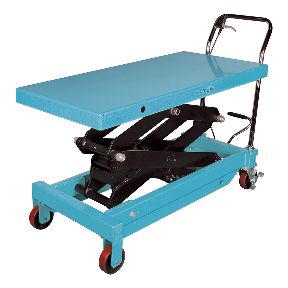 CSMJ526 - LIFT TABLE HYDRAULIC SCISSOR : 1540 lb. cap, 59.125" raised height, 17.5" lowered height