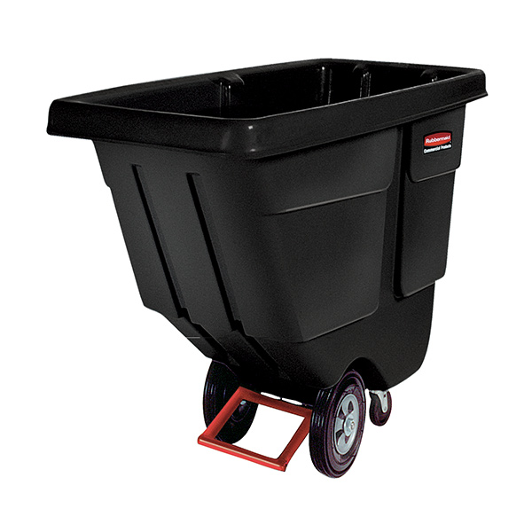 CSMK788 - TILT TRUCK 56.75" X 28" X 38.5" : 1/2 cu yd / 450 lb capacity, 56.75"L x 28"W x 38.5"H, black