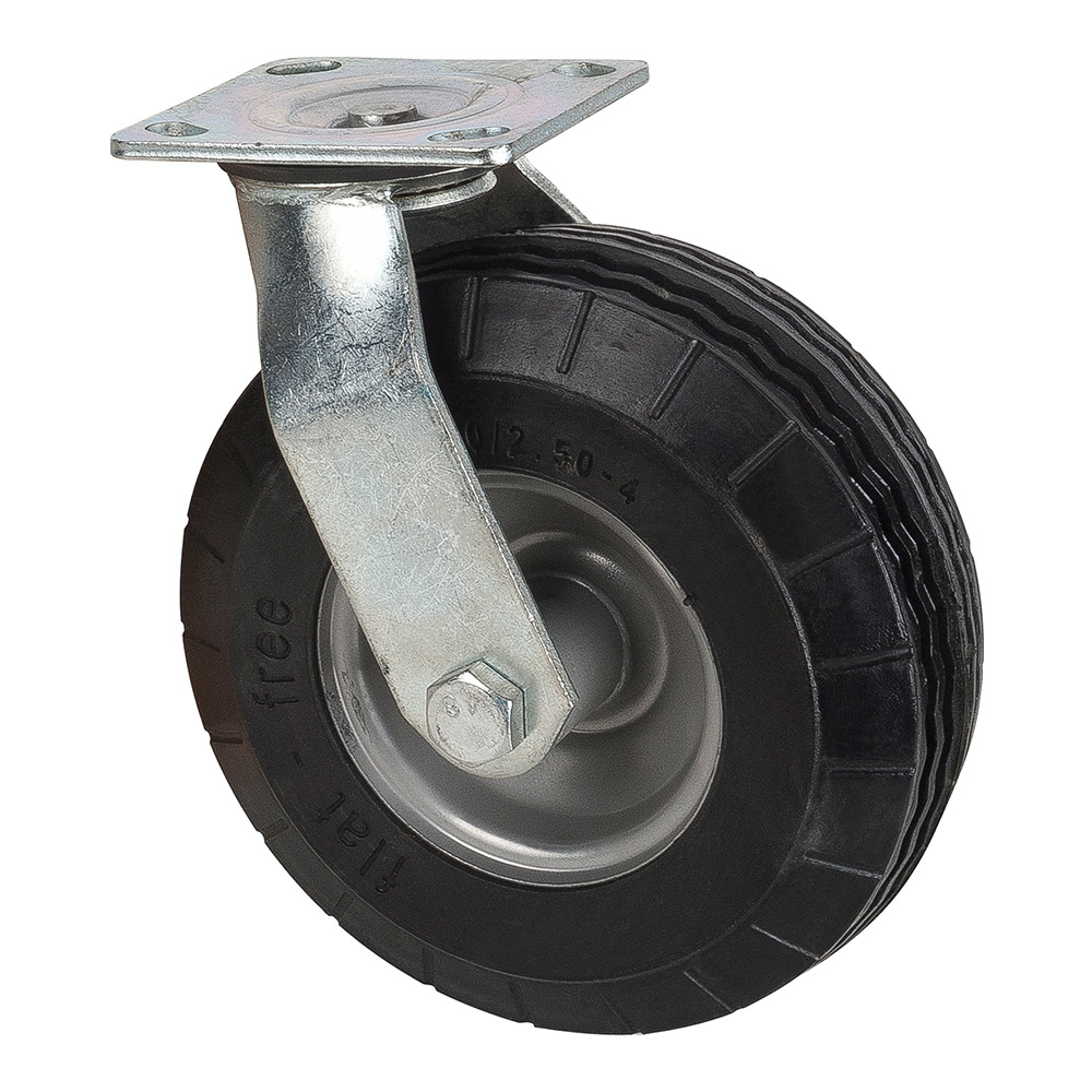 CSMN226 - CASTER 8" FLAT-FREE : 8" diameter, 275 lb. capacity