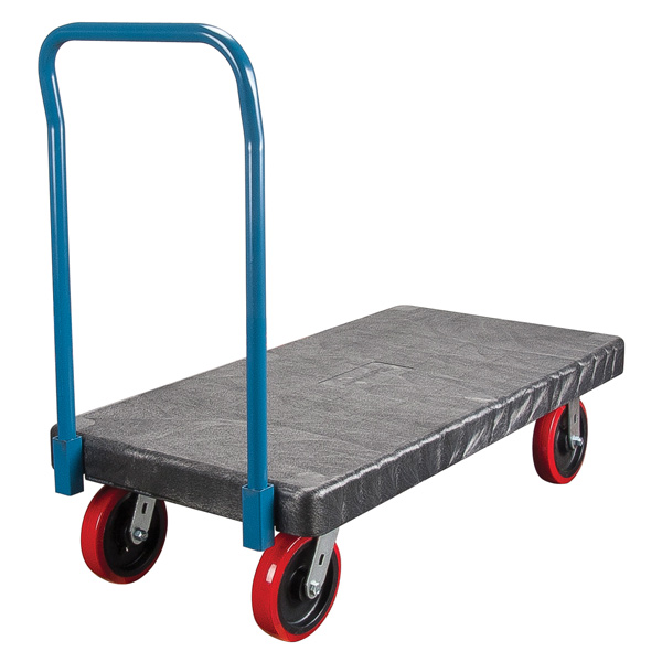 CSMN431 - PLATFORM TRUCK PLASTIC : 60" x 30" deck, 2500 lb. capacity, plastic