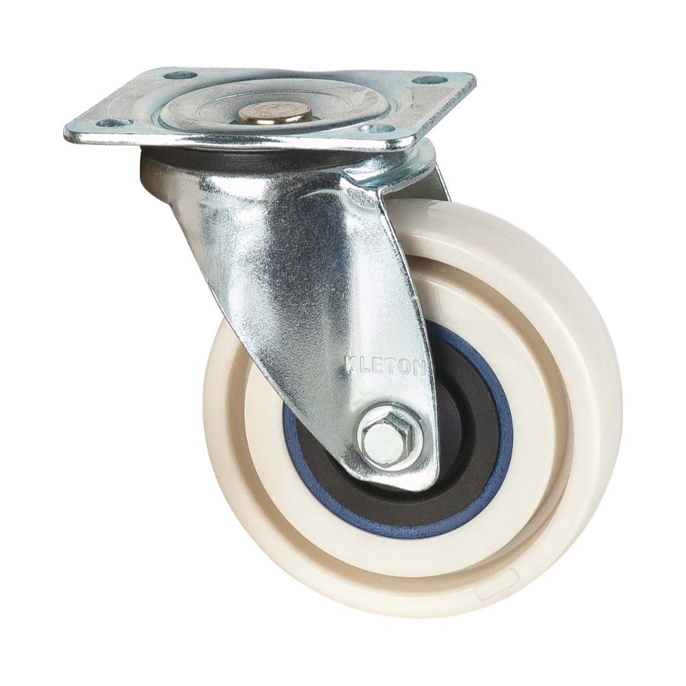 CSMN444 - CASTER 5" SWIVEL SANDWICH NYLON : 5" dia, 440 lbs, nylon, swivel, top locking
