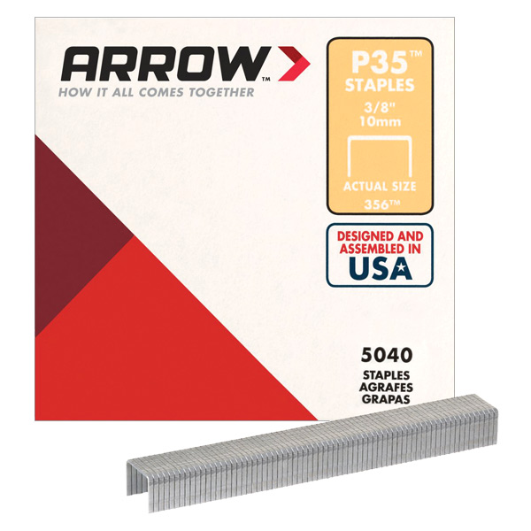 CSPB325 - STAPLES  3/8"  #356 ARROW : P35, 3/8", 5040 staples/box