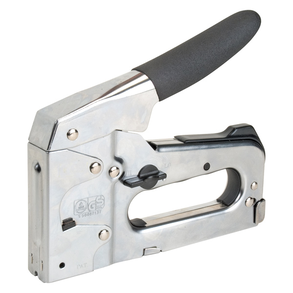 CSPE337 - STAPLE GUN HEAVY-DUTY : 3/8" crown, accepts lengths: 5/16", 3/8", 1/2"