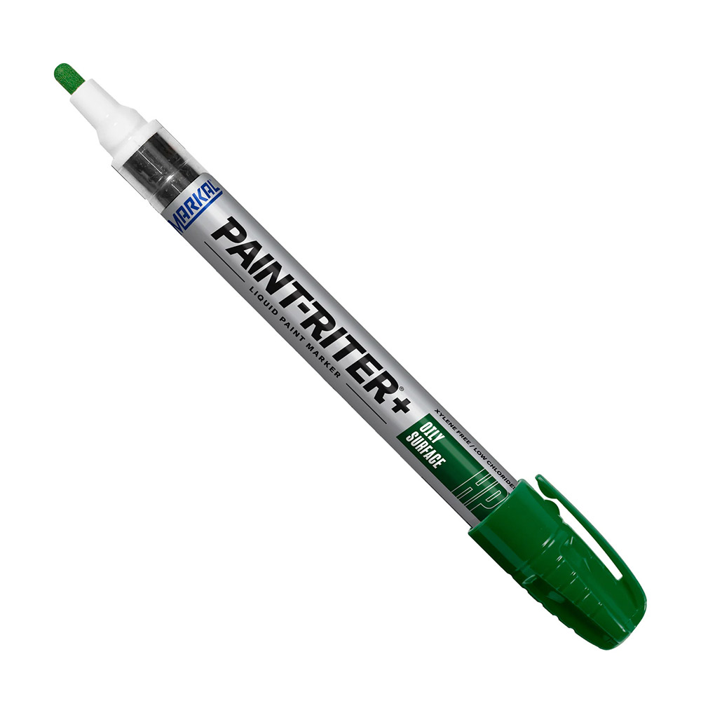 CSPE512 - MARKER PRO-LINE PAINT HP : Green, liquid ink, paint marker