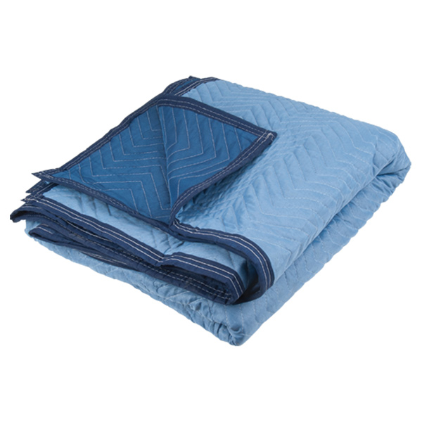 CSPF460 - MOVING BLANKET 72" X 80" : 72" x 80", dark and light blue